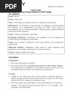 ISE III - Topic - CA1 (Self-Image)