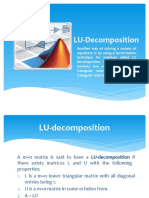 LU Descomposition