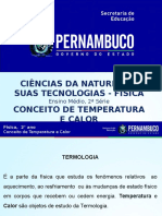 Conceitos de Temperatura e Calor