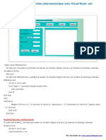 Application de Gestion Pharmaceutique Avec Visual Basic