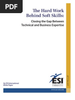 The Hard Work Behind Soft Skills:: Closing The Gap Between Technical and Business Expertise