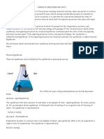 Chemical Equilibrium Part