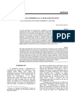 Tozetto 2011 Os Saberes Da Experiência e o Trabalho Docente