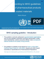 2-6 Sampling WHO-Guidelines