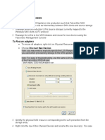 Task: In-Band Process: To Rescan Adapters