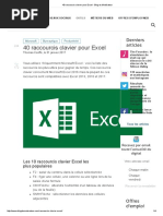 40 Raccourcis Clavier Pour Excel