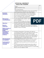 Seton Hill University Lesson Plan Template: Name Subject Grade Level Date/Duration