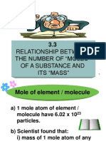 3.3 (B) Mole N Mass