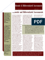 Module 6 Authentic and Differentiated Assessments