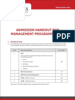 Nmims Mba PGDM Information Handout 2017 - 2 PDF