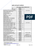 UNISAB II Spare Parts and Part Numbers PDF