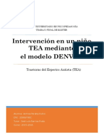 Intervención en Un Niño TEA Mediante El Modelo Denver