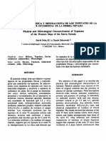 Caracterización Fisica y Meneralógica Del Tepetate