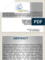 CFD Analysis of Di Combustion Chamber of Diesel Final