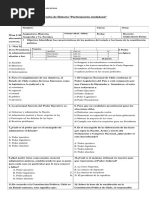 Prueba Historia Poderes Del Estado y Constitución