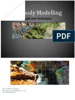 Ore Body Modelling: Concepts and Techniques