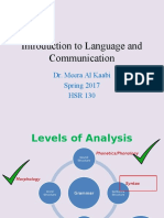 Introduction To Language and Communication-Week11