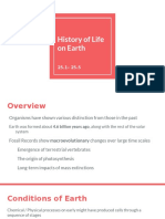 History of Life On Earth