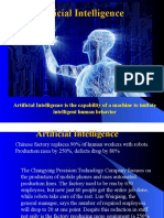 Artificial Intelligence: Artificial Intelligence Is The Capability of A Machine To Imitate Intelligent Human Behavior