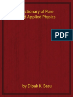 Dictionary of Pure and Applied Physics