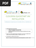 QuickStart VM Cloudera Installation