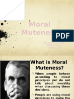 Moral Muteness