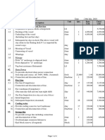 Dry Docking Quotation