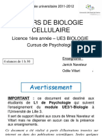 Cours Bio Cell 2011-Etudiants