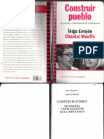 Errejón, Íñigo y Mouffe, Chantal - Construir Pueblo PDF