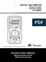 Manual Multimetro Et-2042c-1100 PDF