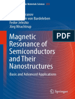 Magnetic Resonance of Semiconductors and Their Nanostructures Basic and Advanced Applications