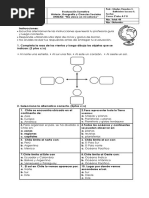 Evaluación Historia Unidad Me Ubico en Mi Entorno