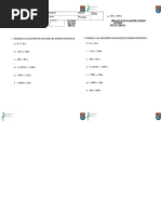 Evaluacion Acumulativa Numeros Enteros