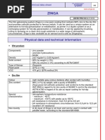 Zinga Technical Data Sheet PDF