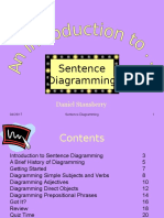 Sentence Diagramming: Daniel Stansberry