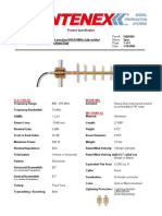 Title: Y (B) 8966 Black or Gold Anodized 896-970Mhz Fully Welded 6 Elements 9Dbd Directional Yagi