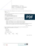 Probabilidade III - Matematica 12ºano - PT