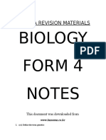 Biology Form 4 Notes