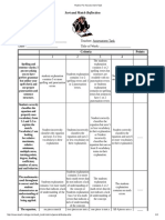 Sort and Match Assessment Task Rubric