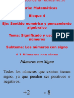 Numeros Con Signo