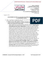 BREAKING NEWS - STAN J. CATERBONE v. Lancaster City Police Chief Keith Sadler April 27, 2017