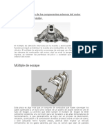 Descripción de Los Componentes Externos Del Motor