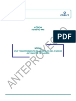 Microsoft Word - NOR-LOG-XXX - Uso y Mantenimiento de Vehículos Del PA de CADAFE - CP