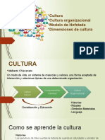 Cultura Organizacional Hofstede y Dimensiones