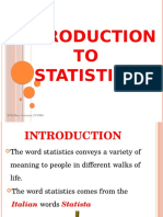 Introduction To Statistics... PPT Rahul - PPSX