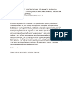 Estudio Químico y Nutricional de Granos Andinos Germinados de Quinua