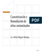 Caracterización y Remediacion de Sitios Contaminados