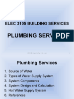 ELEC 3105 Building Services - Plumbing Services - 1-3 - Rev 1