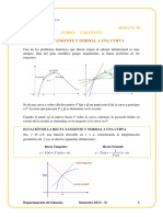 Recta Tangente y Normal