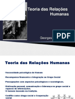 Teoria Das Relações Humanas de Elton Mayo